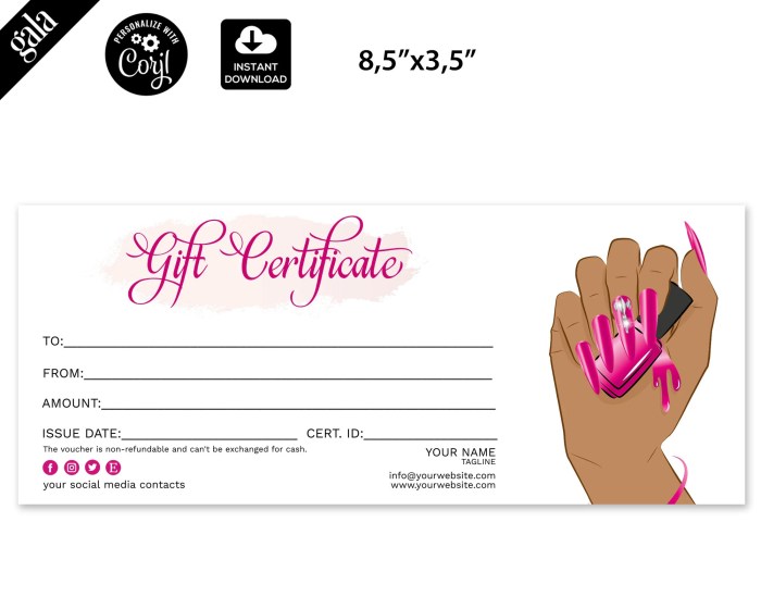 Manicure certificates oahubeachweddings